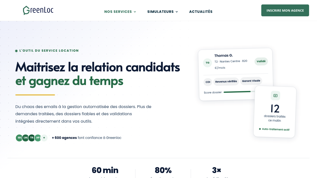 Screenshot of https://www.greenloc-immo.com/