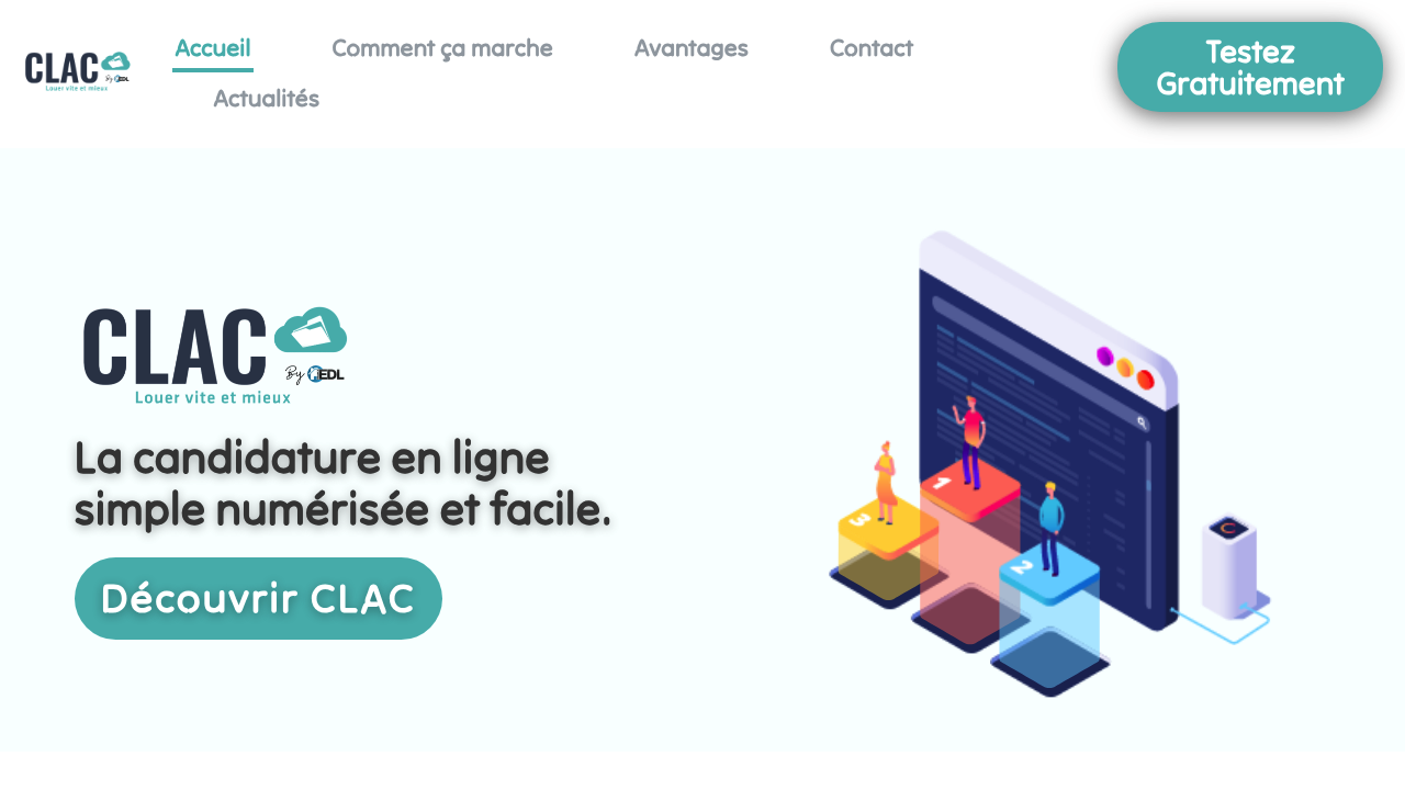 Screenshot of https://clac.immo/