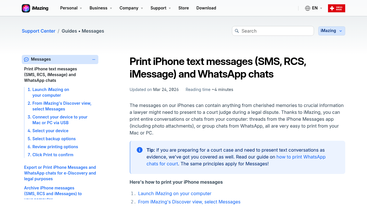 Screenshot of https://imazing.com/guides/how-to-print-iphone-text-messages-sms-and-imessages