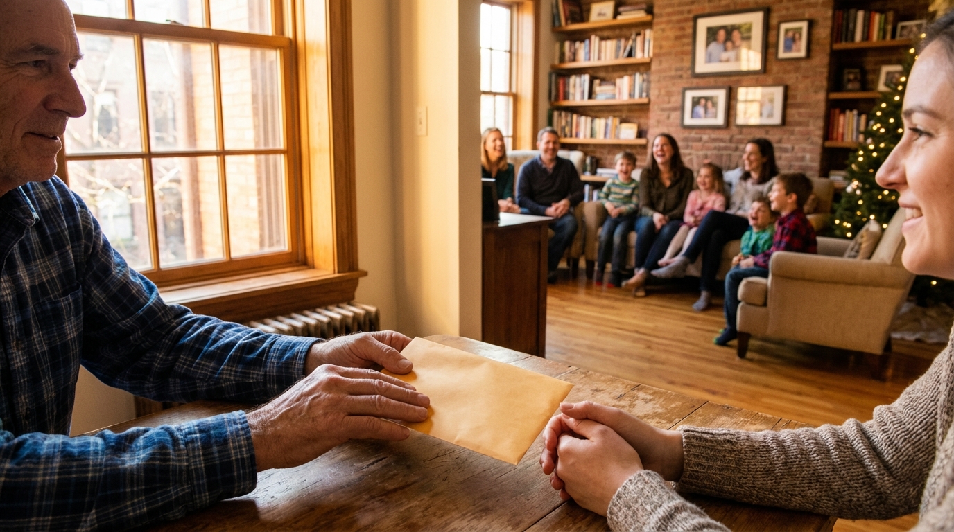 family celebrations are a time for giving gifts