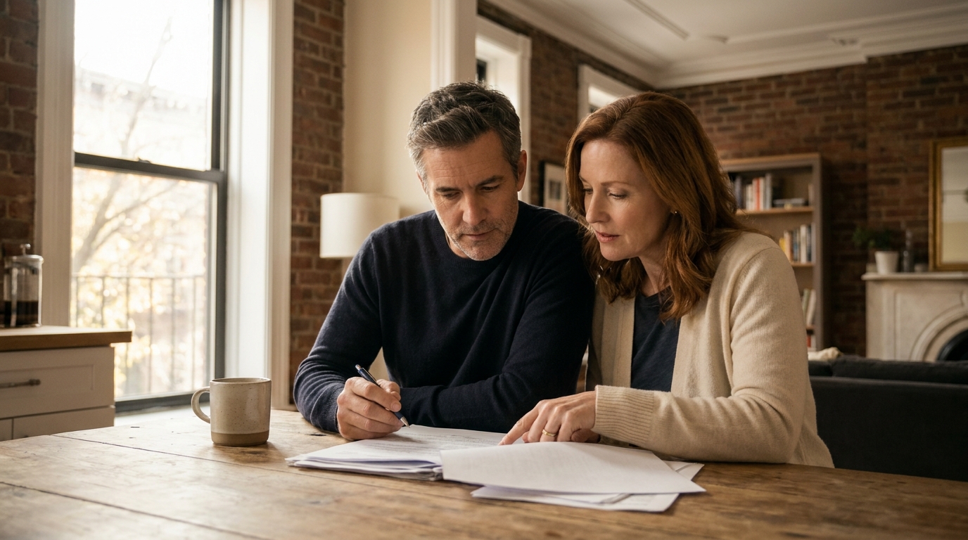 null couple reviews their estate plan for updates in 2026