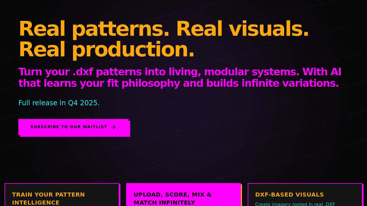 Screenshot of https://fashioninsta.ai