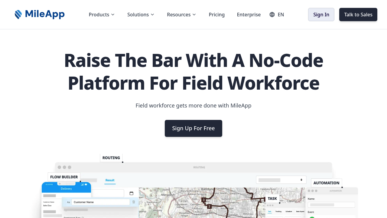 null Screenshot of https://mile.app