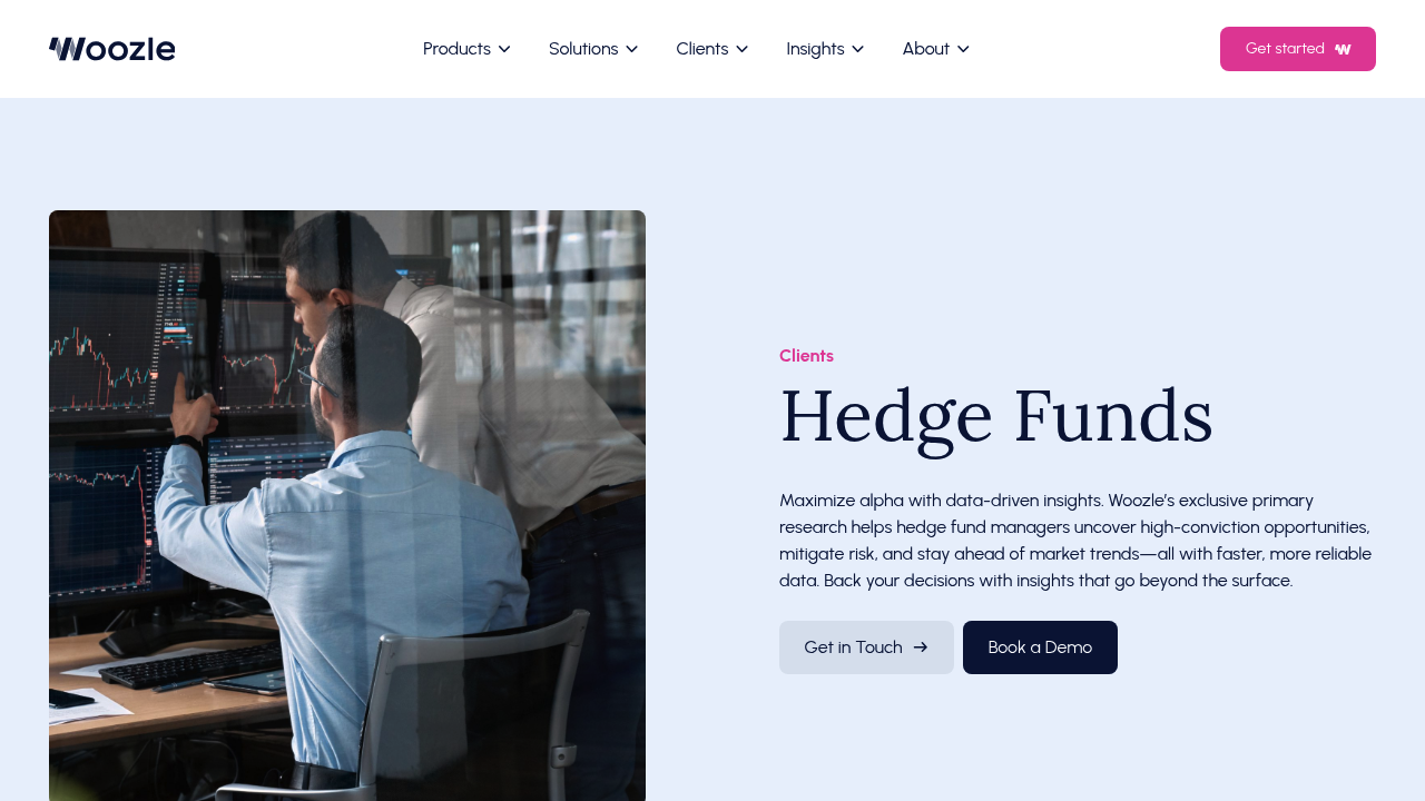 Screenshot of https://www.woozleresearch.com/hedge-funds/